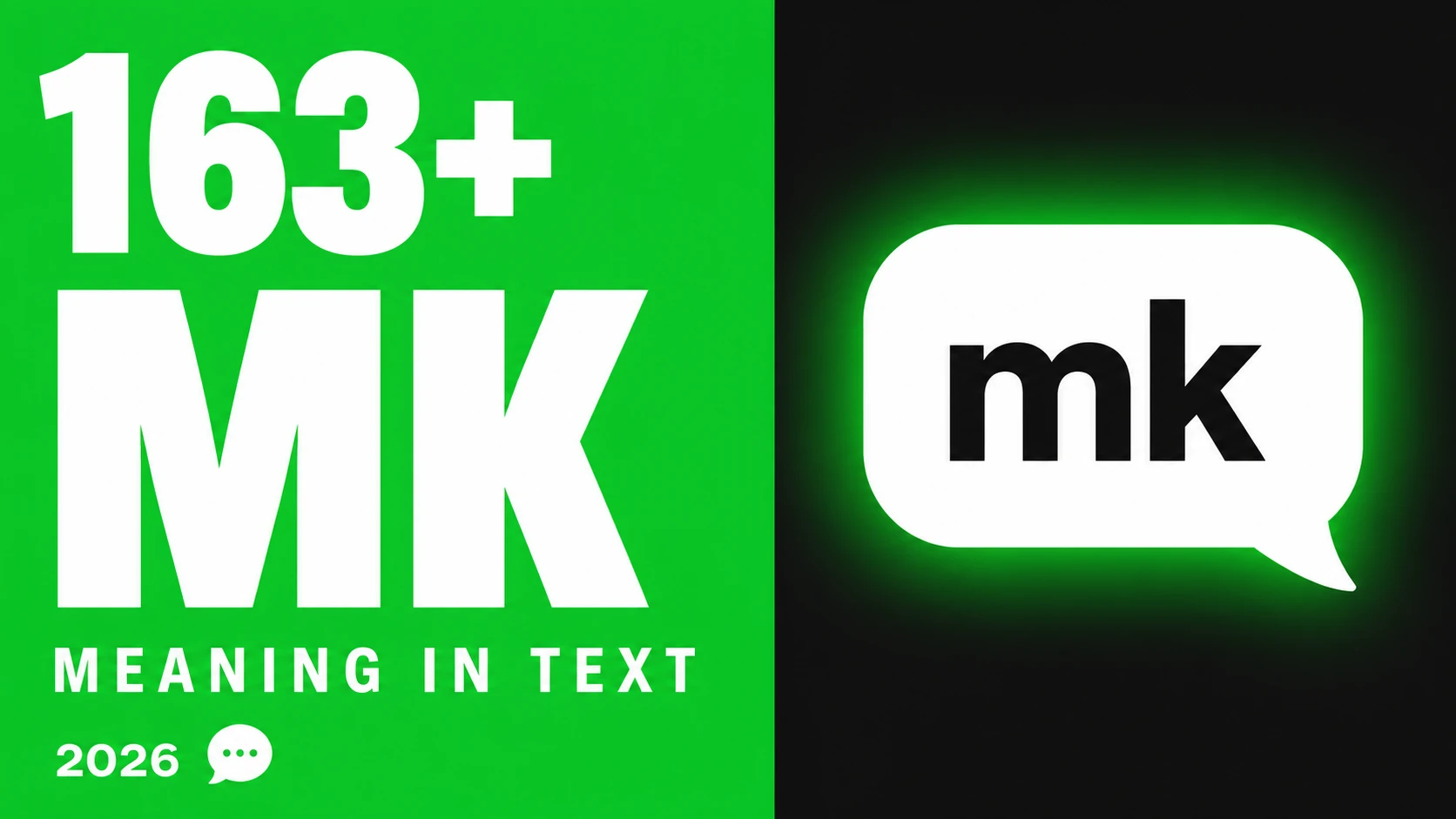 What Do Mk Mean In Text