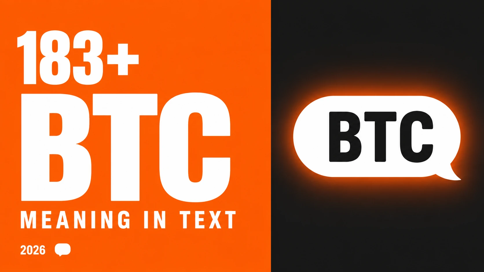 What Does Btc Mean In Text