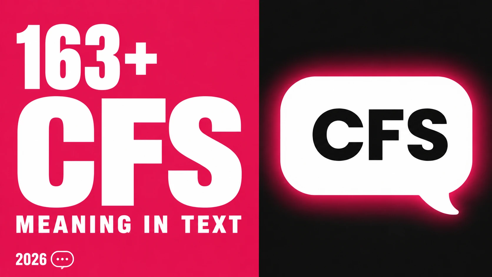 What Does Cfs Mean In Text