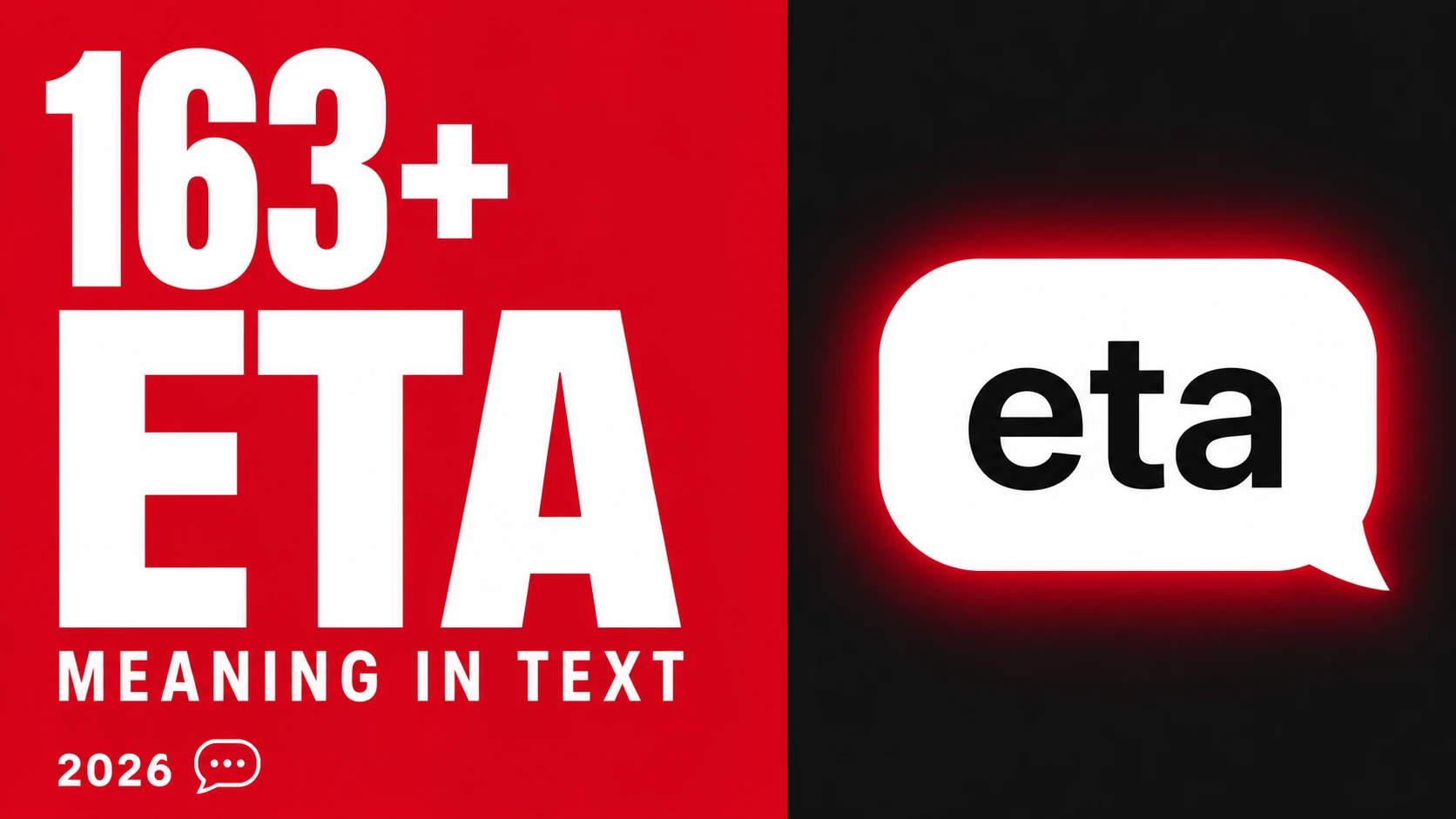 What Does Eta Mean In Text