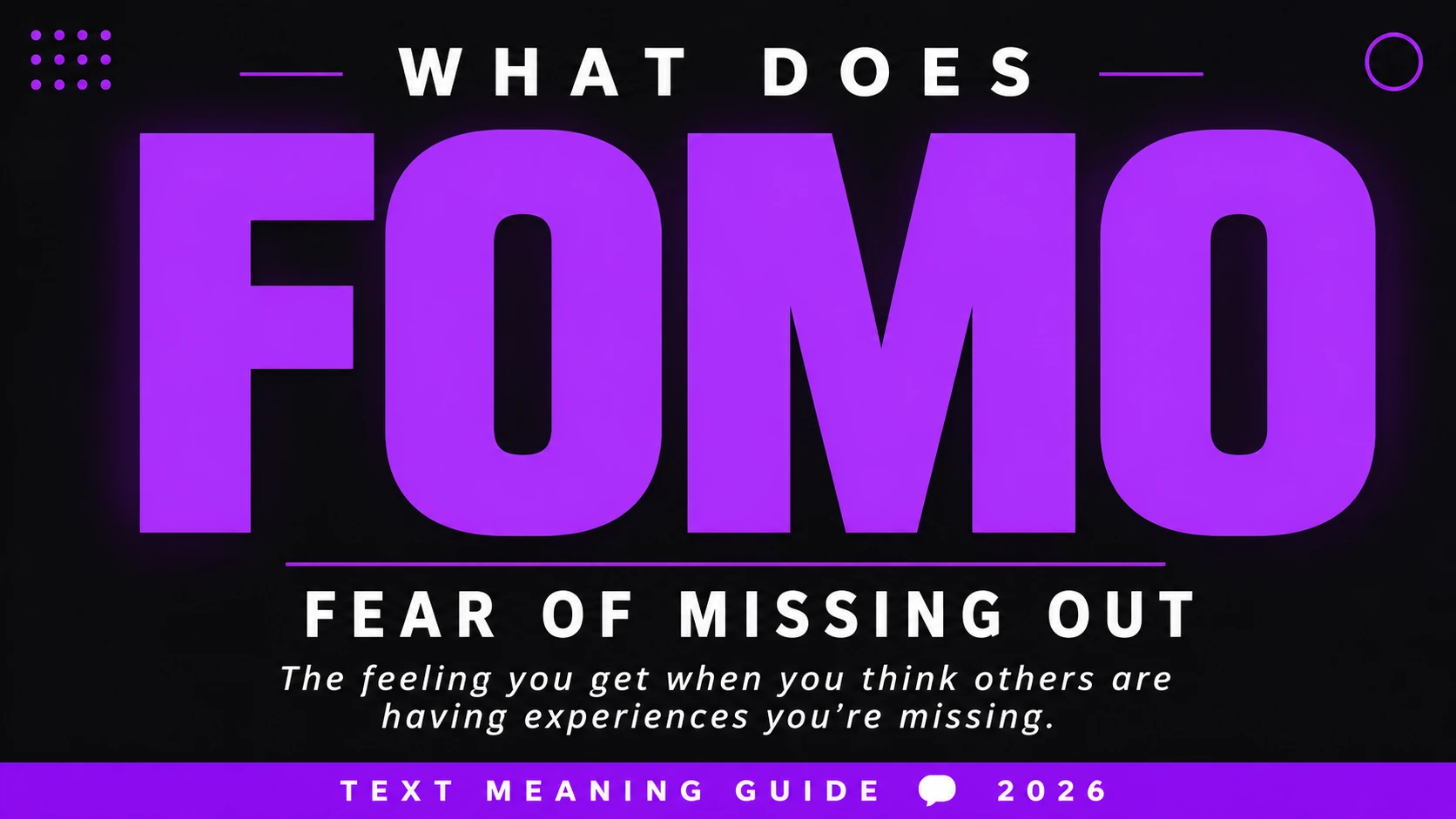 What Does Fomo Mean In Text What Does Fomo Mean In Text