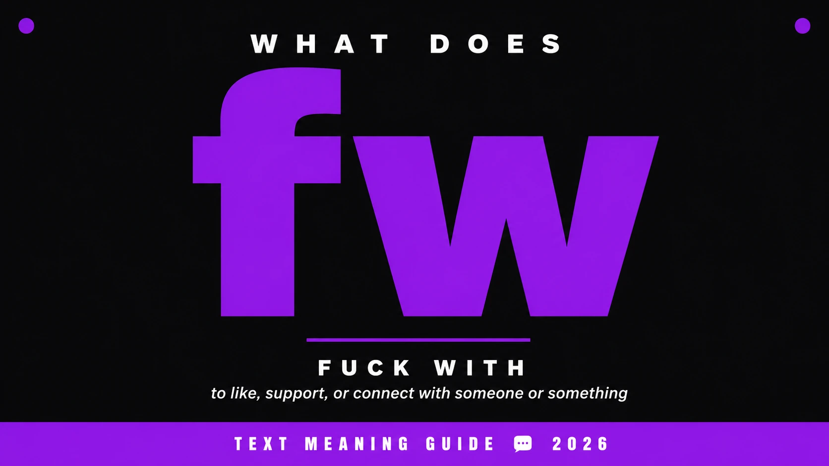What Does Fw Mean In Text