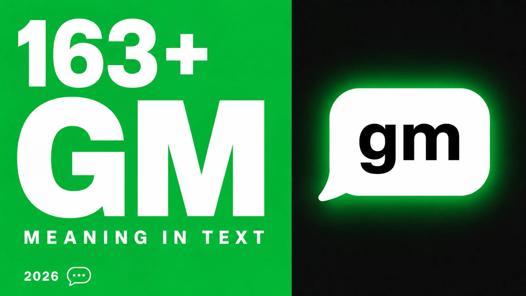 What Does Gm Mean In Text