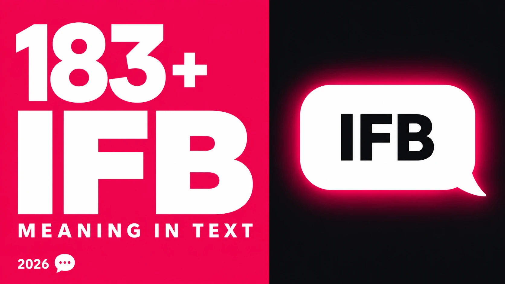 What Does Ifb Mean In Text