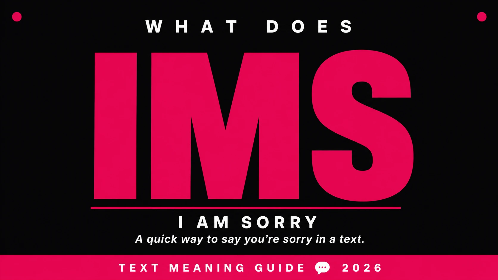What Does Ims Mean In Text