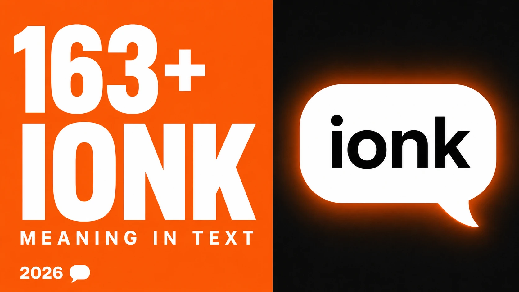 What Does Ionk Mean In Text