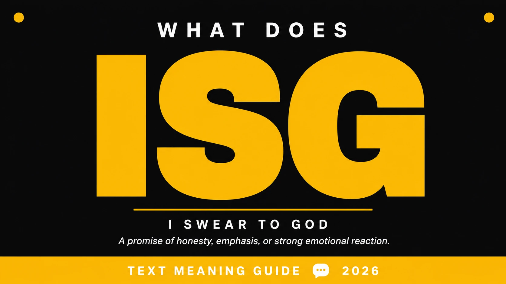What Does Isg Mean In Text What Does Isg Mean In Text