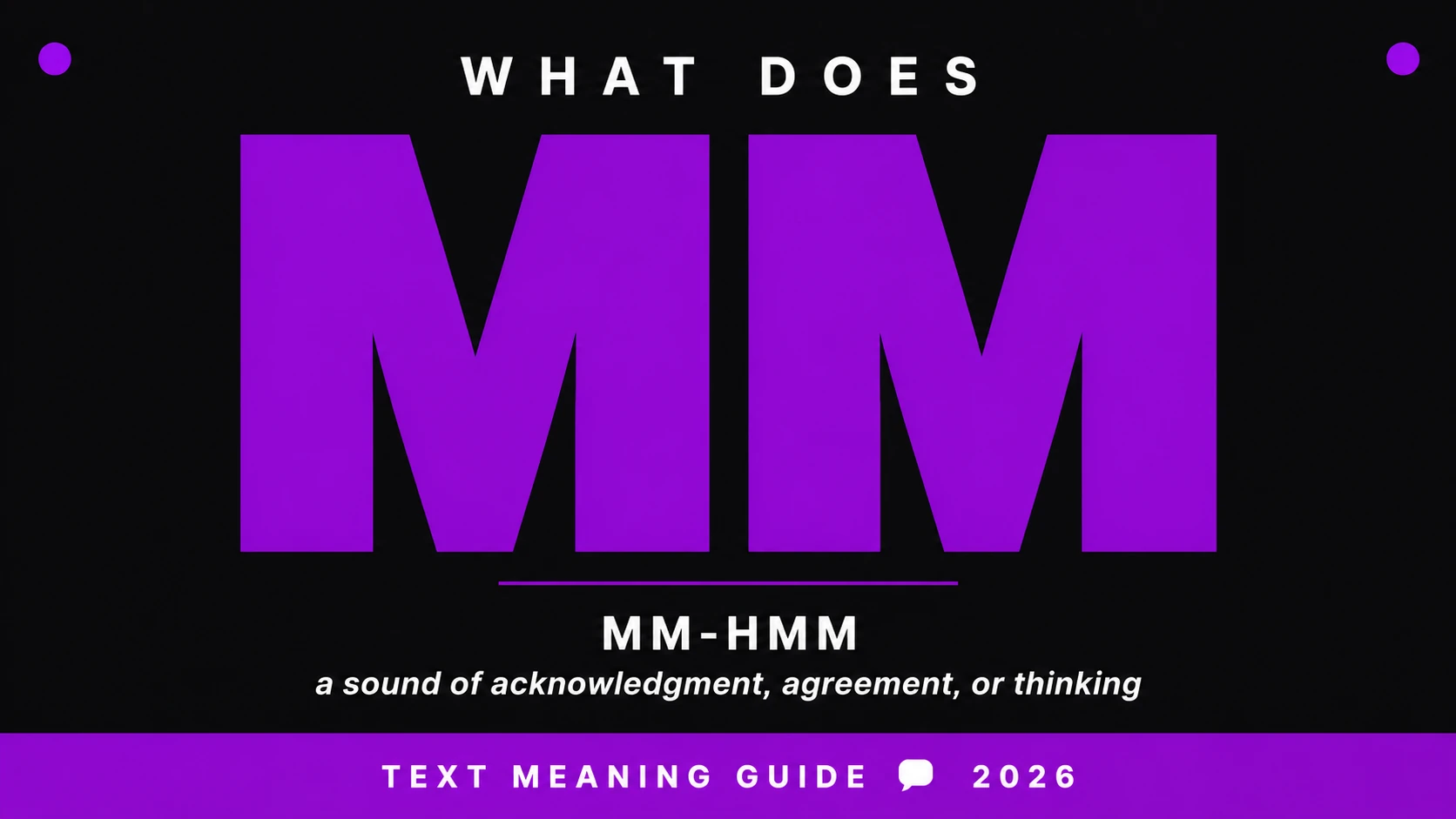 What Does Mm Mean In Text