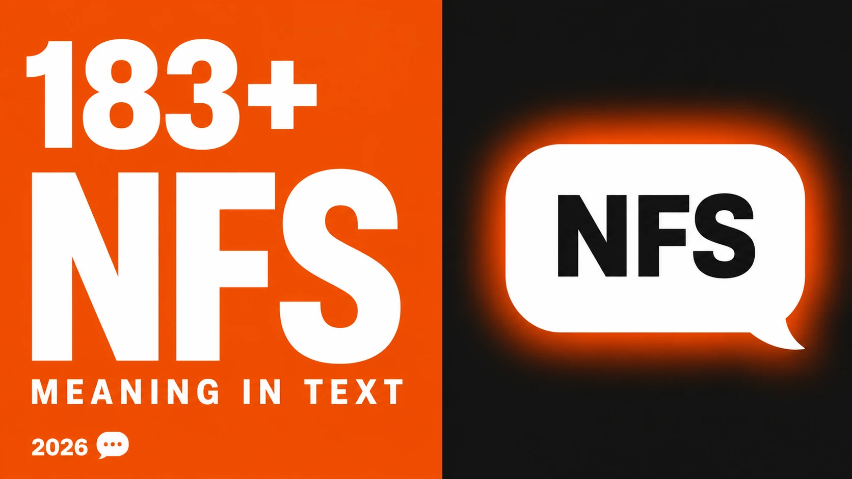 What Does Nfs Mean In Text