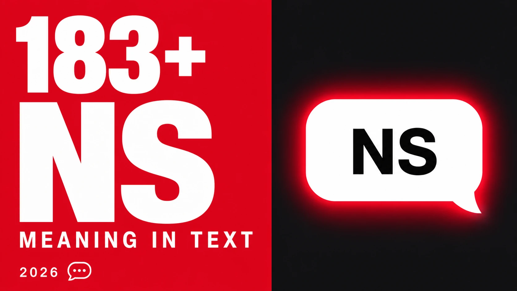 What Does Ns Mean In Text What Does Ns Mean In Text