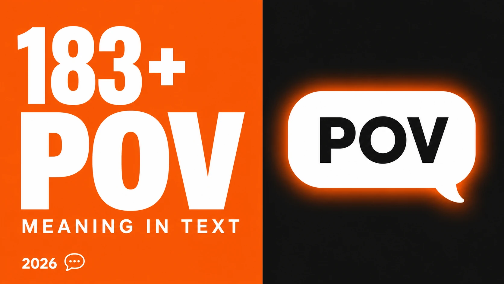 What Does Pov Mean In Text