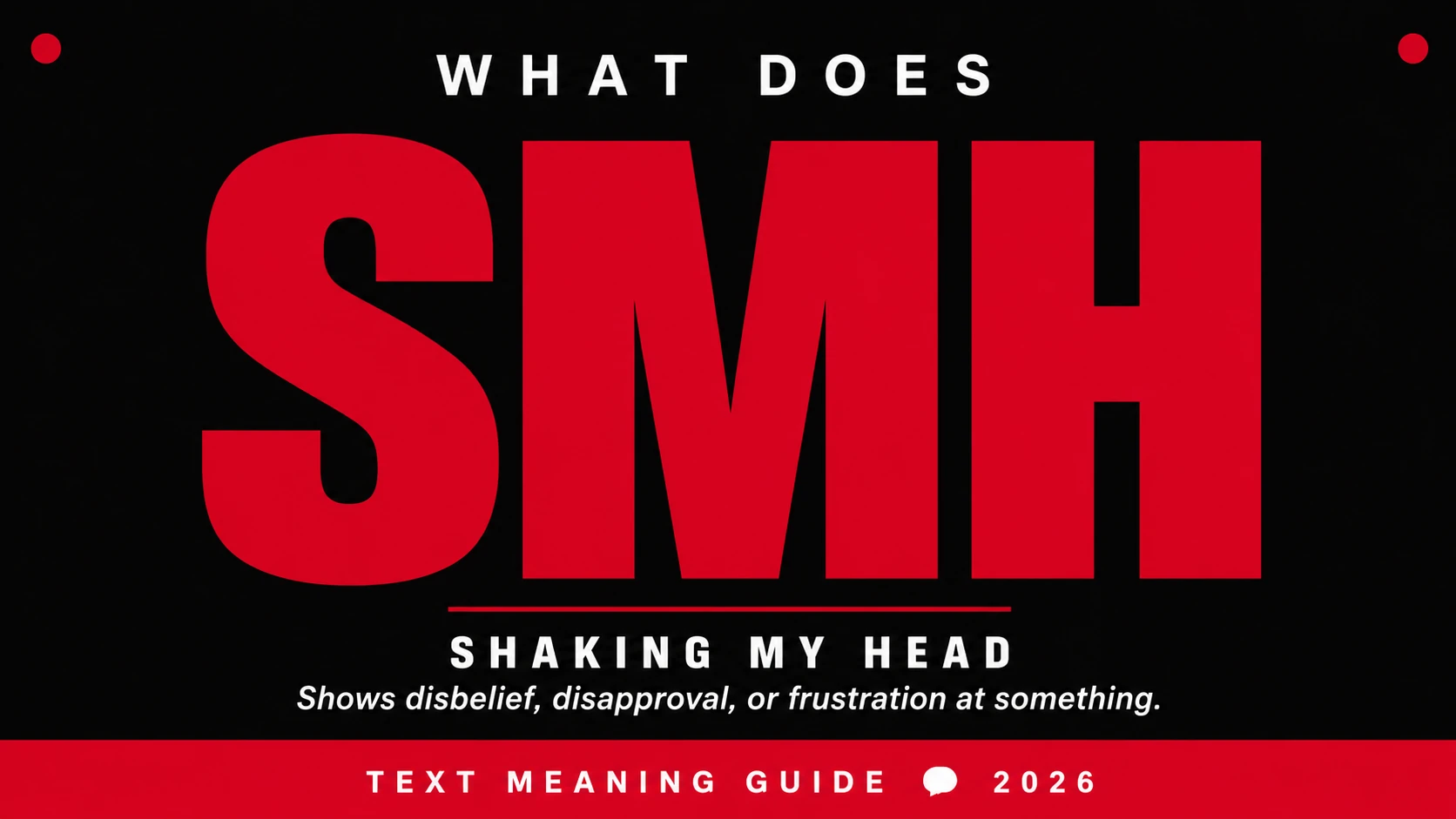What Does Smh Mean In Text