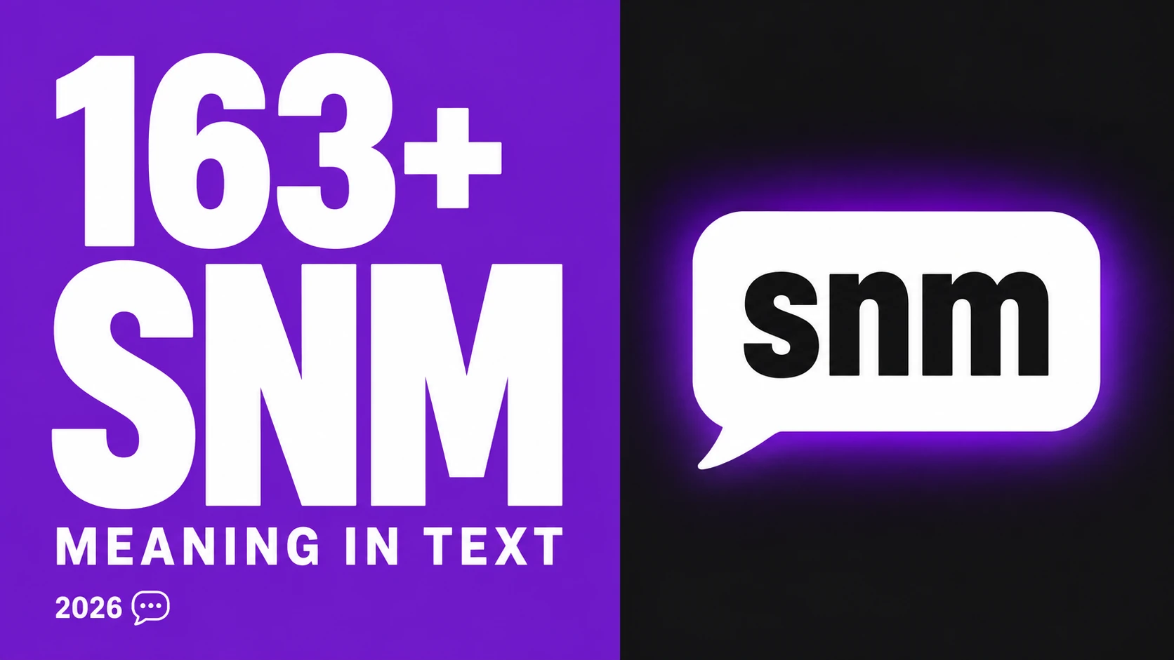 What Does Snm Mean In Text