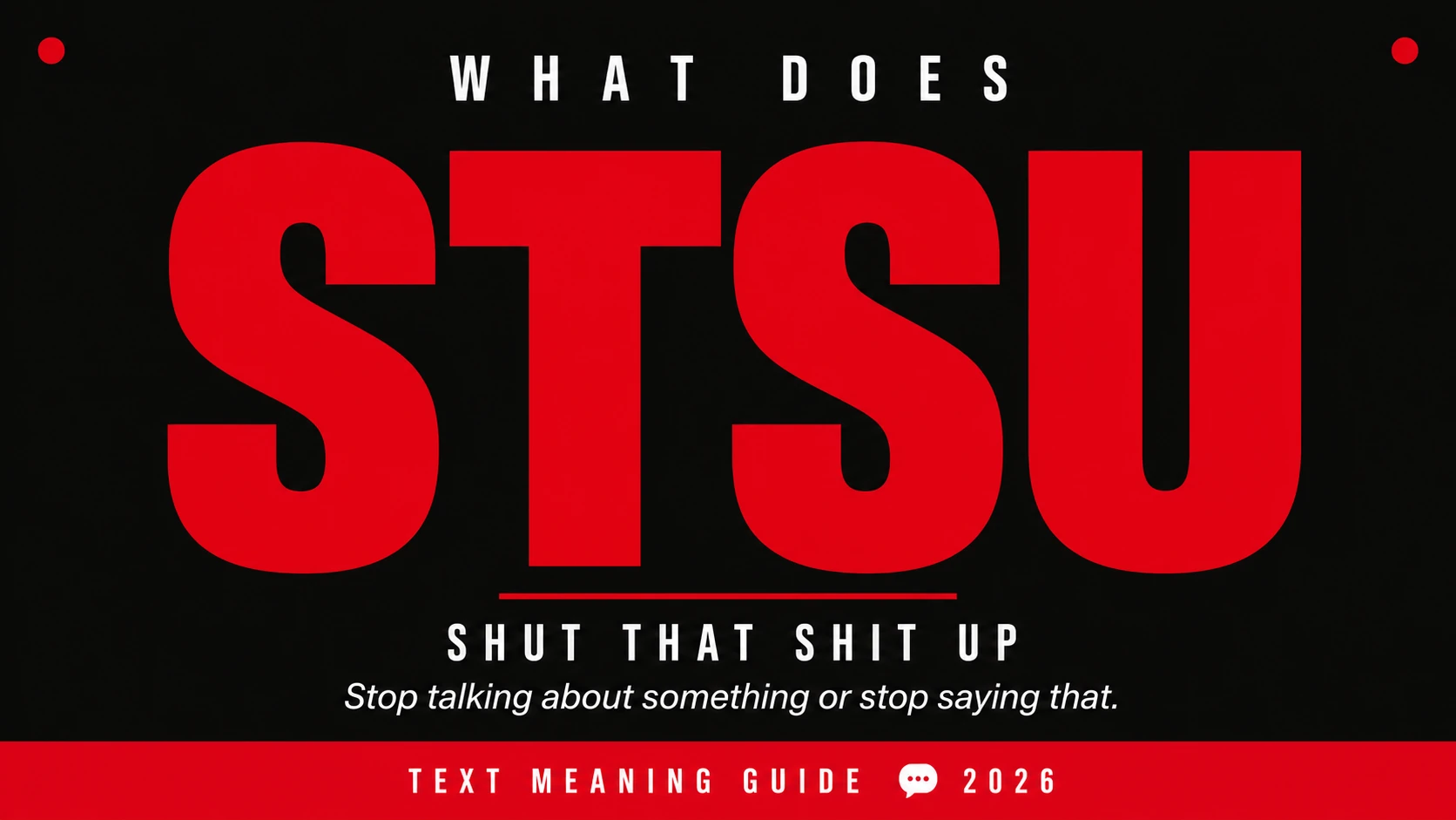 What Does Stsu Mean In Text What Does Stsu Mean In Text