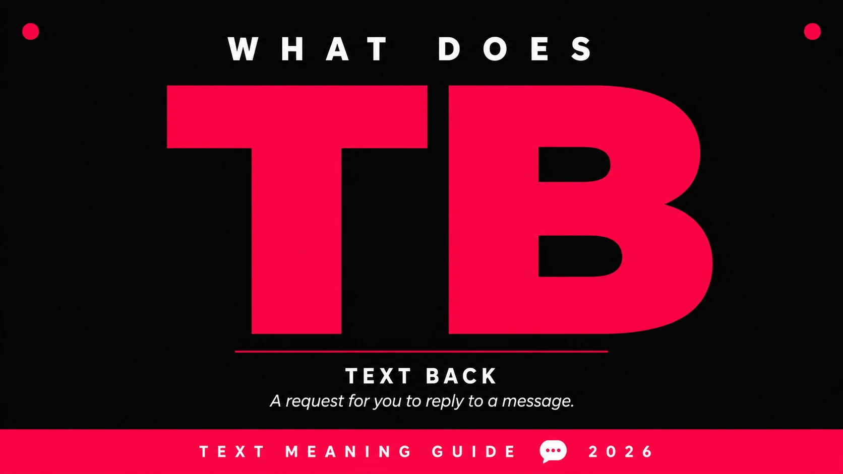 What Does Tb Mean In Text