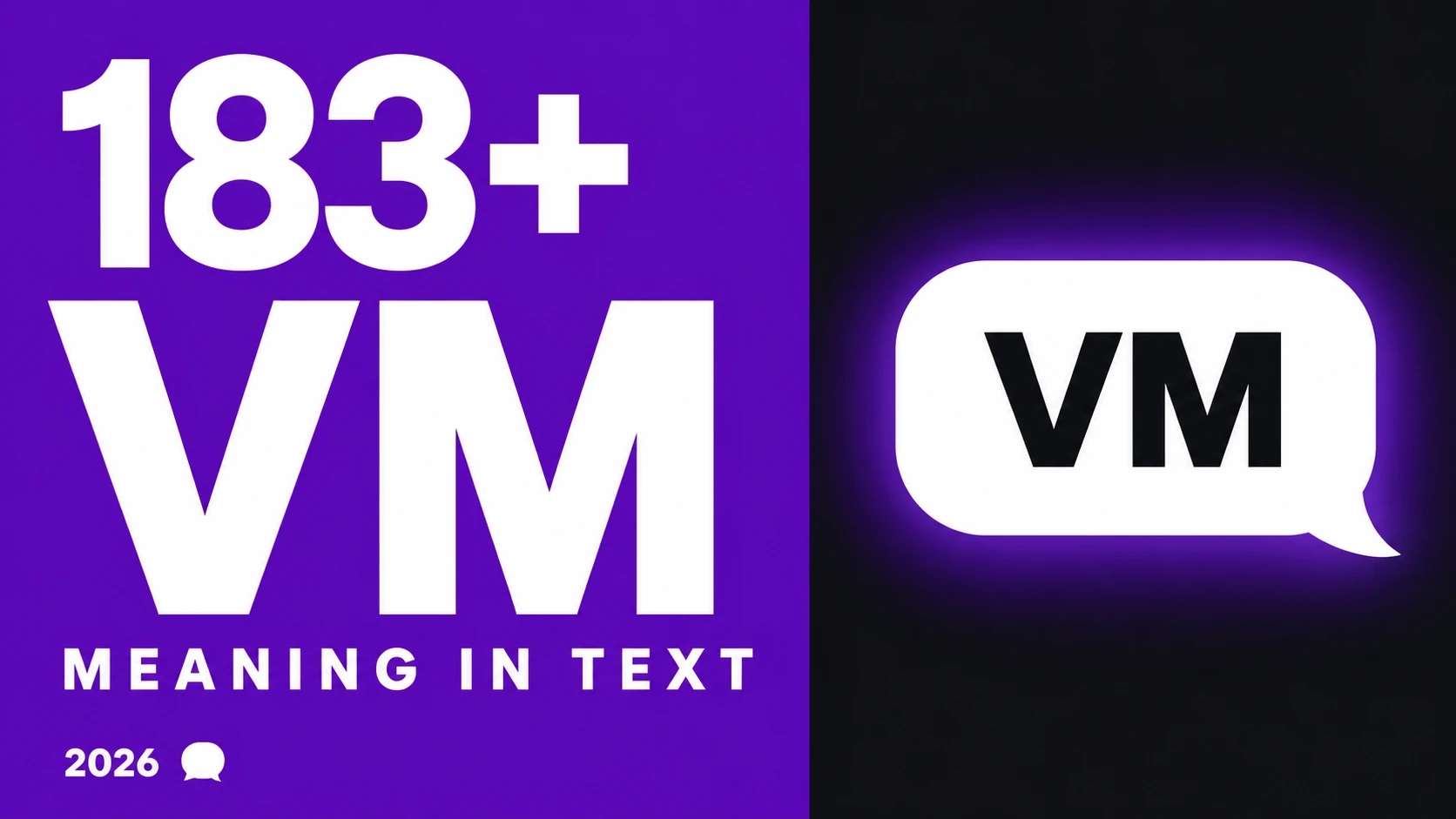 What Does Vm Mean In Text