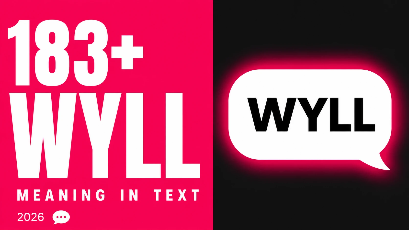 What Does Wyll Mean In Text