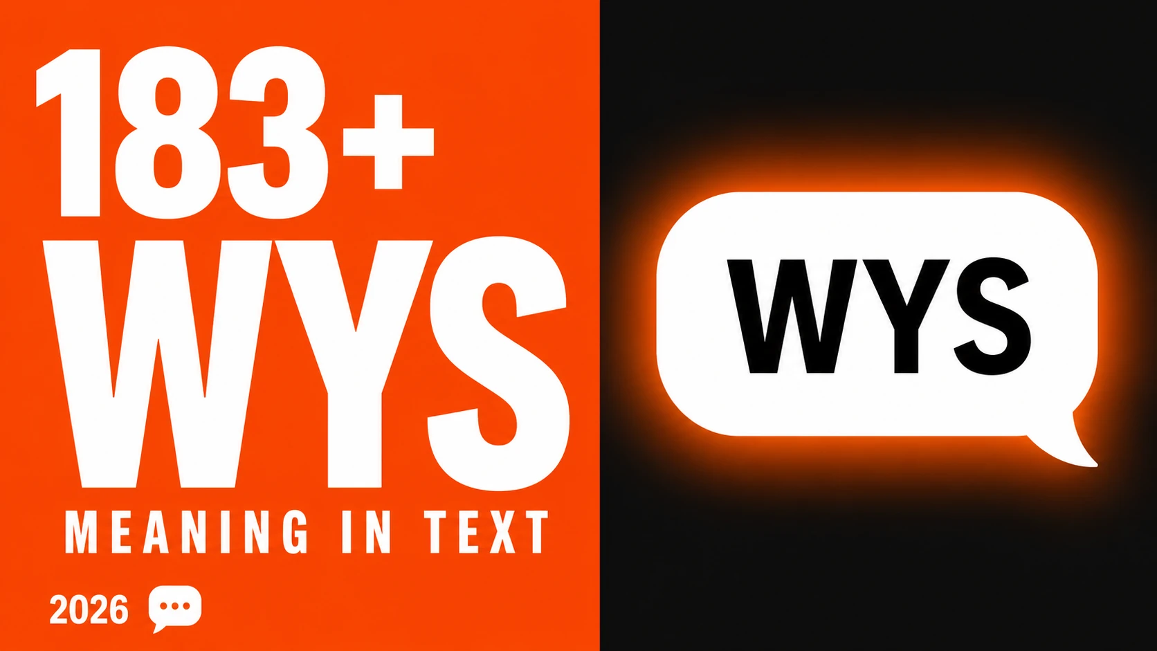 What Does Wys Mean In Text