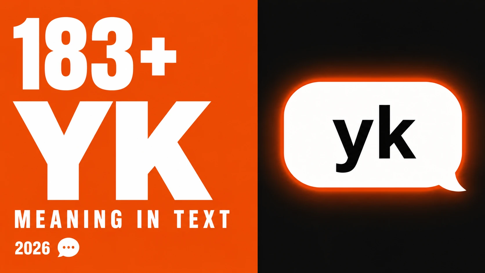 What Does Yk Mean In Text