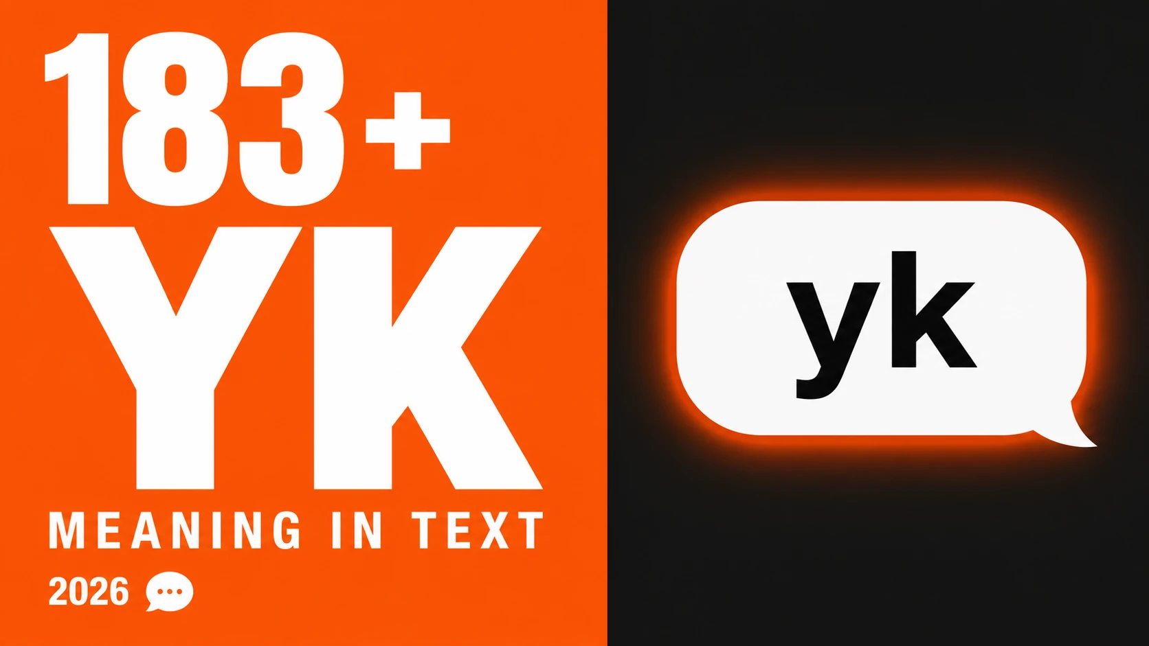What Does Yk Mean In Text
