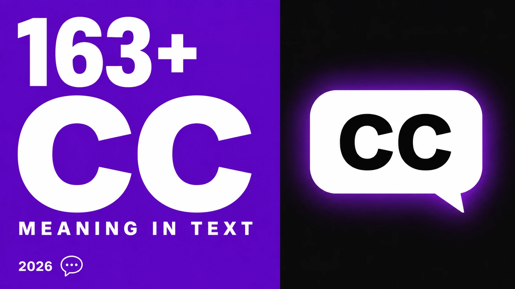 What Does Cc Mean In Text