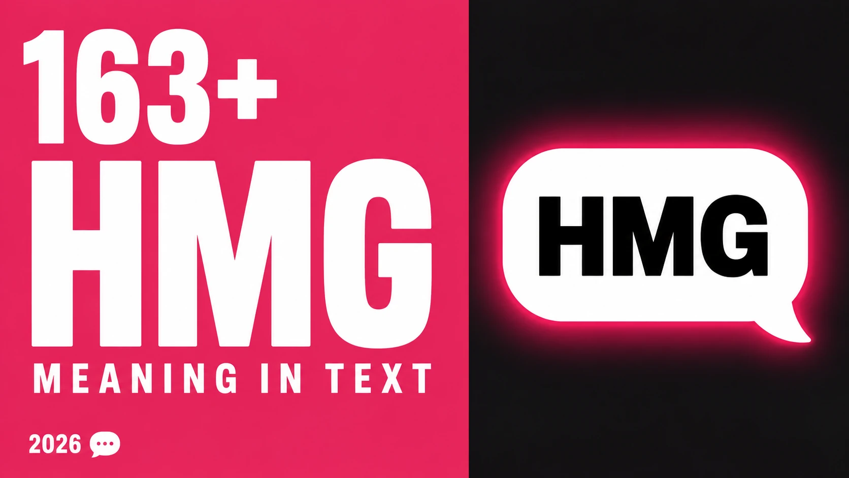 What Does Hmg Mean In Text