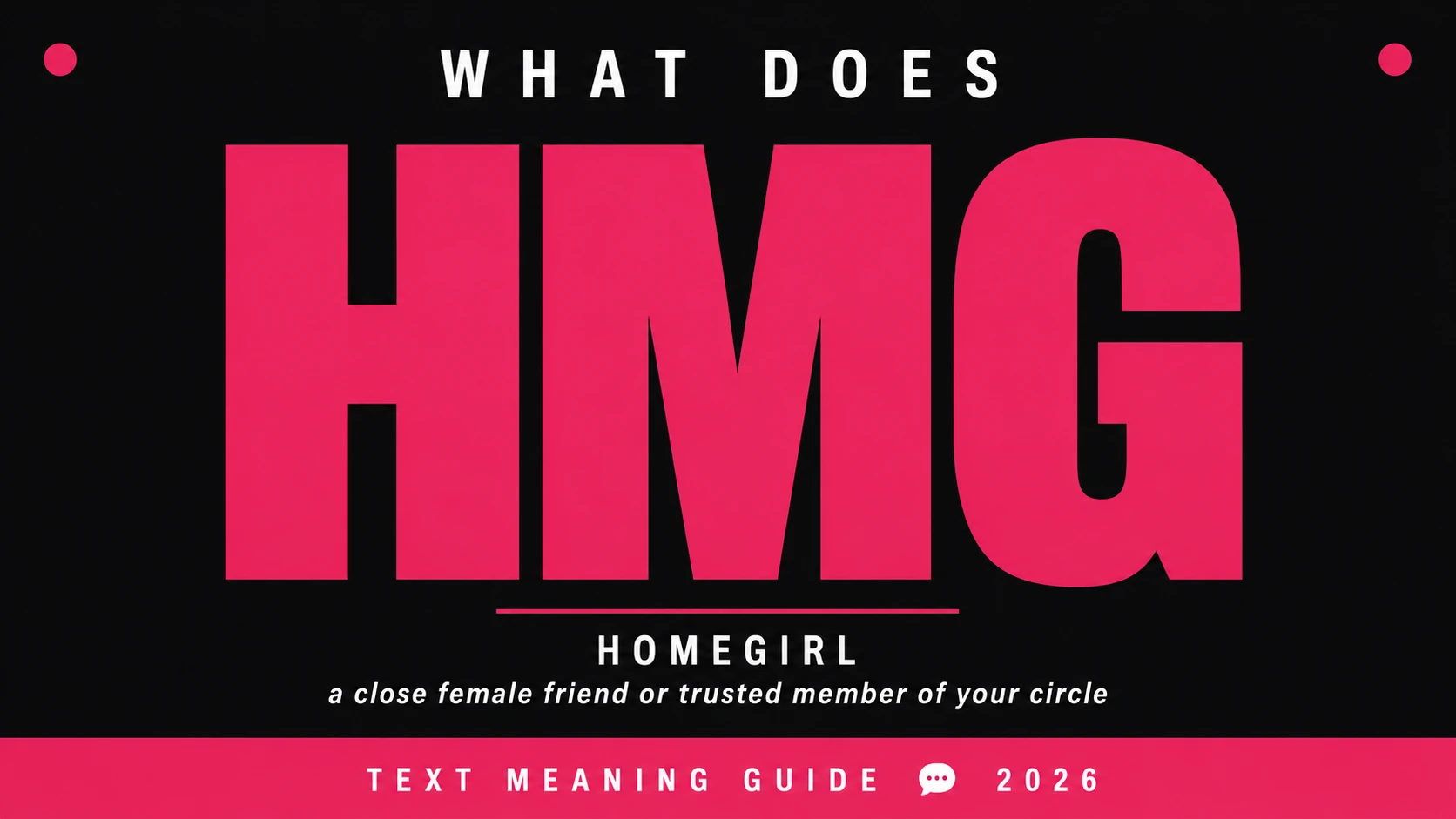 What Does Hmg Mean In Text