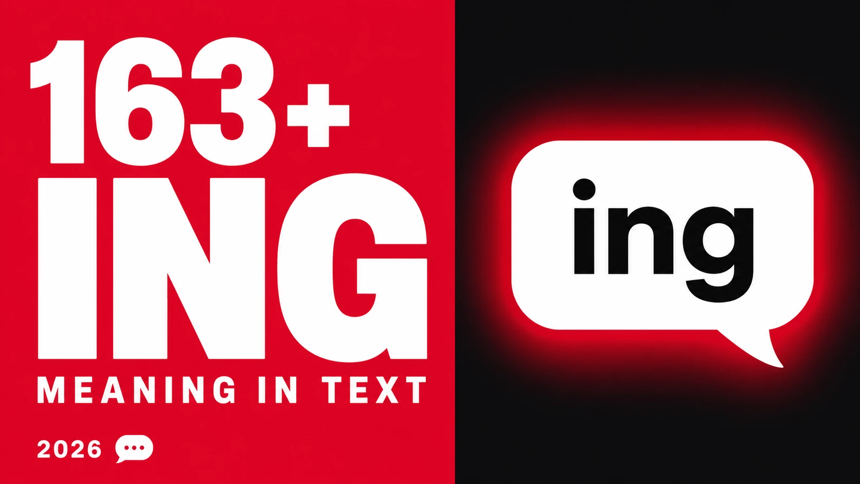 What Does Ing Mean In Text