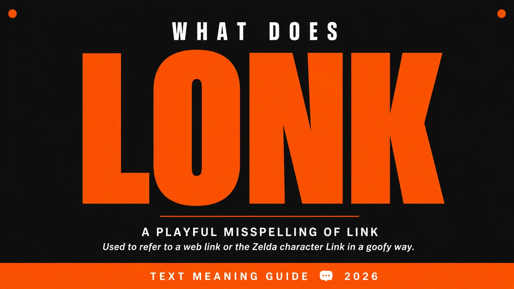 What Does Lonk Mean In Text