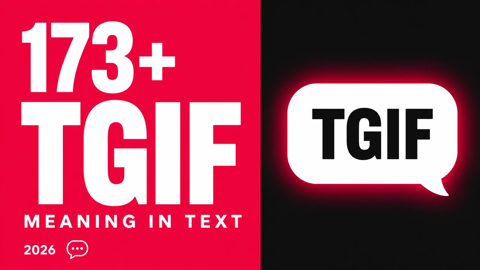 What Does Tgif Mean In Text