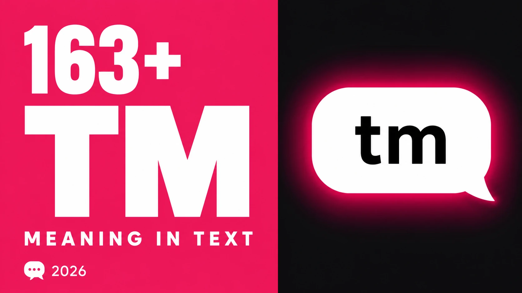 What Does Tm Mean In Text