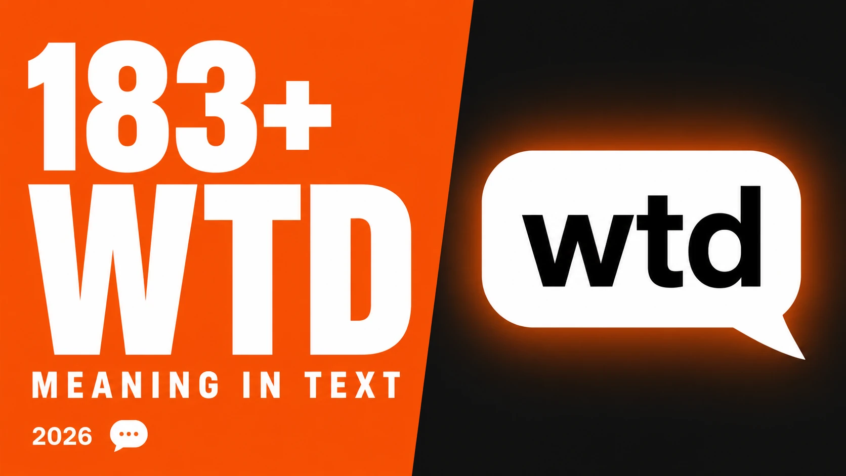 What Does Wtd Mean In Text