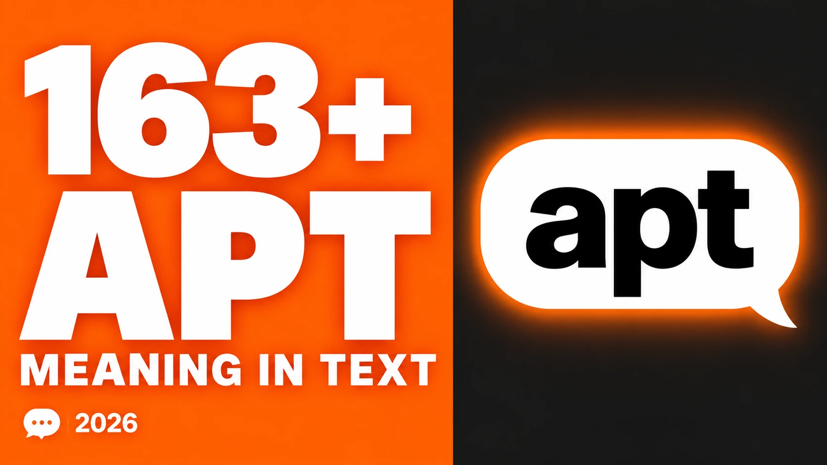 What Does Apt Mean In Text