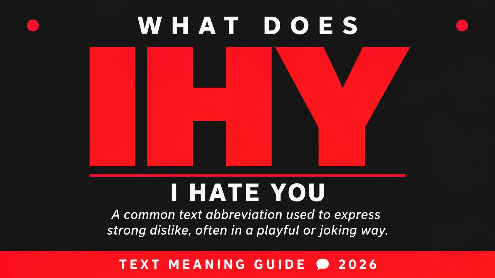 What Does Ihy Mean In Text What Does Ihy Mean In Text