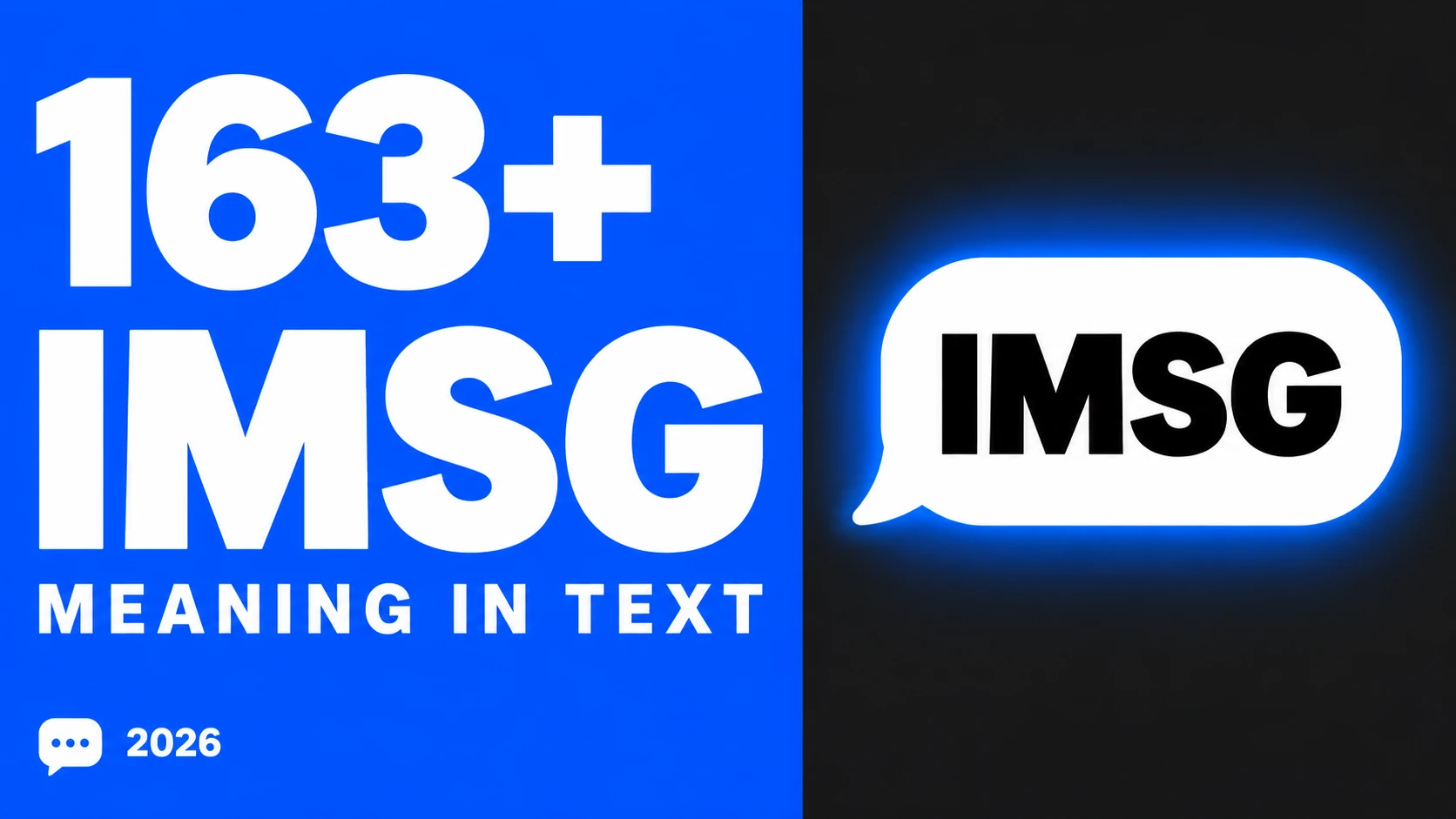 What Does Imsg Mean In Text