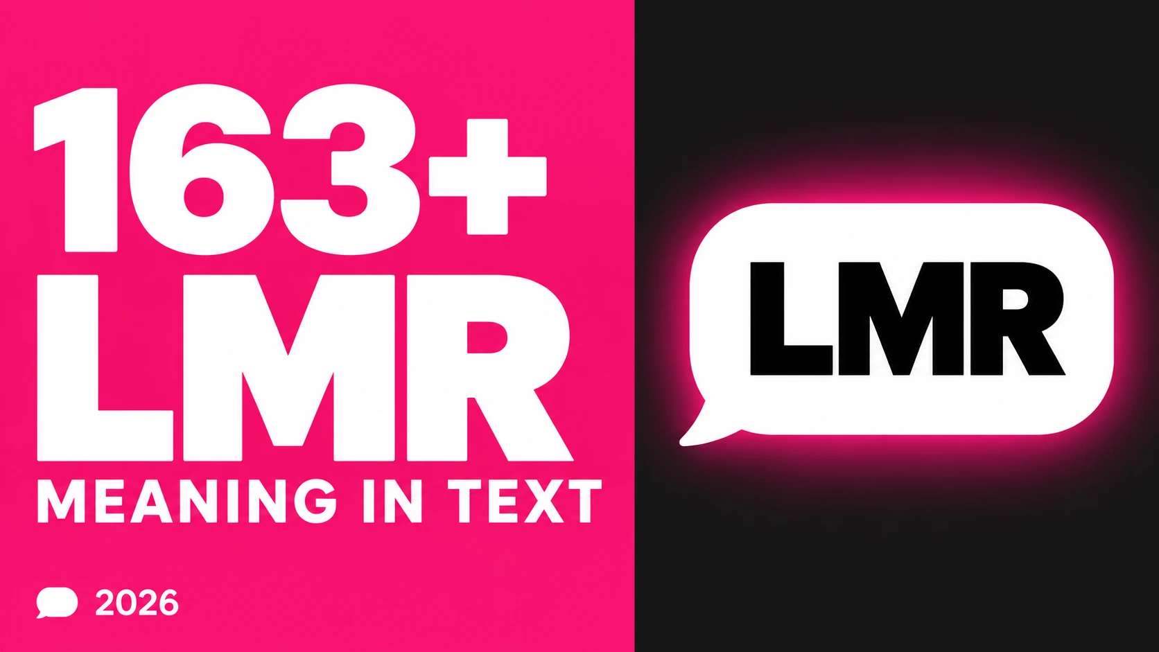 What Does Lmr Mean In Text