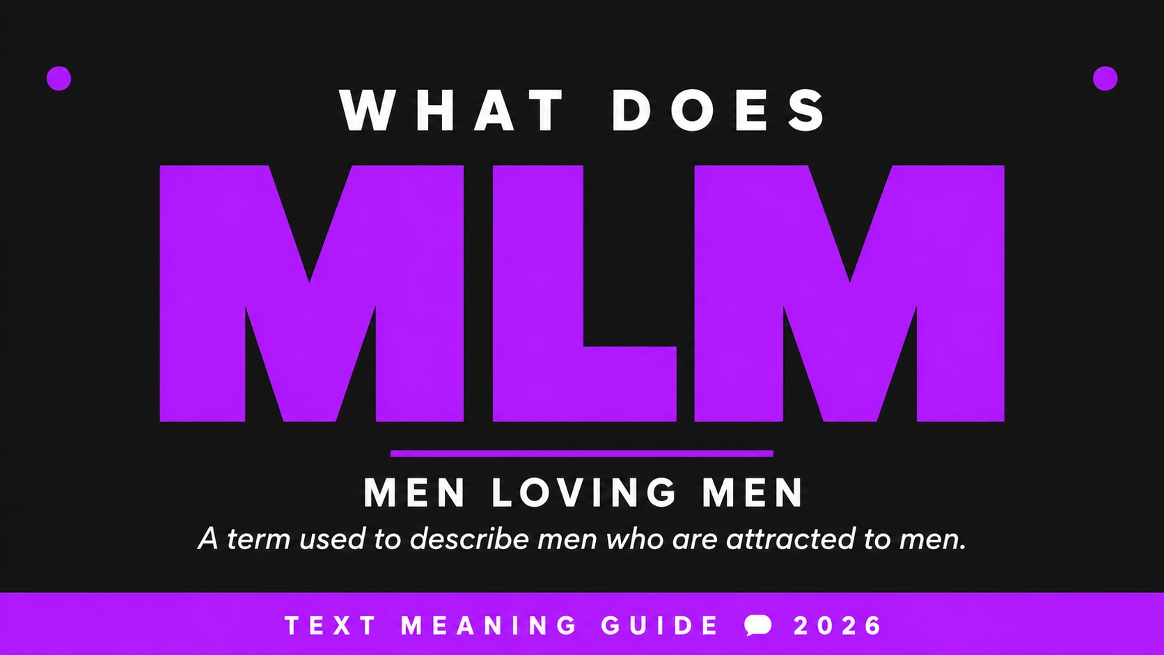 What Does Mlm Mean In Text