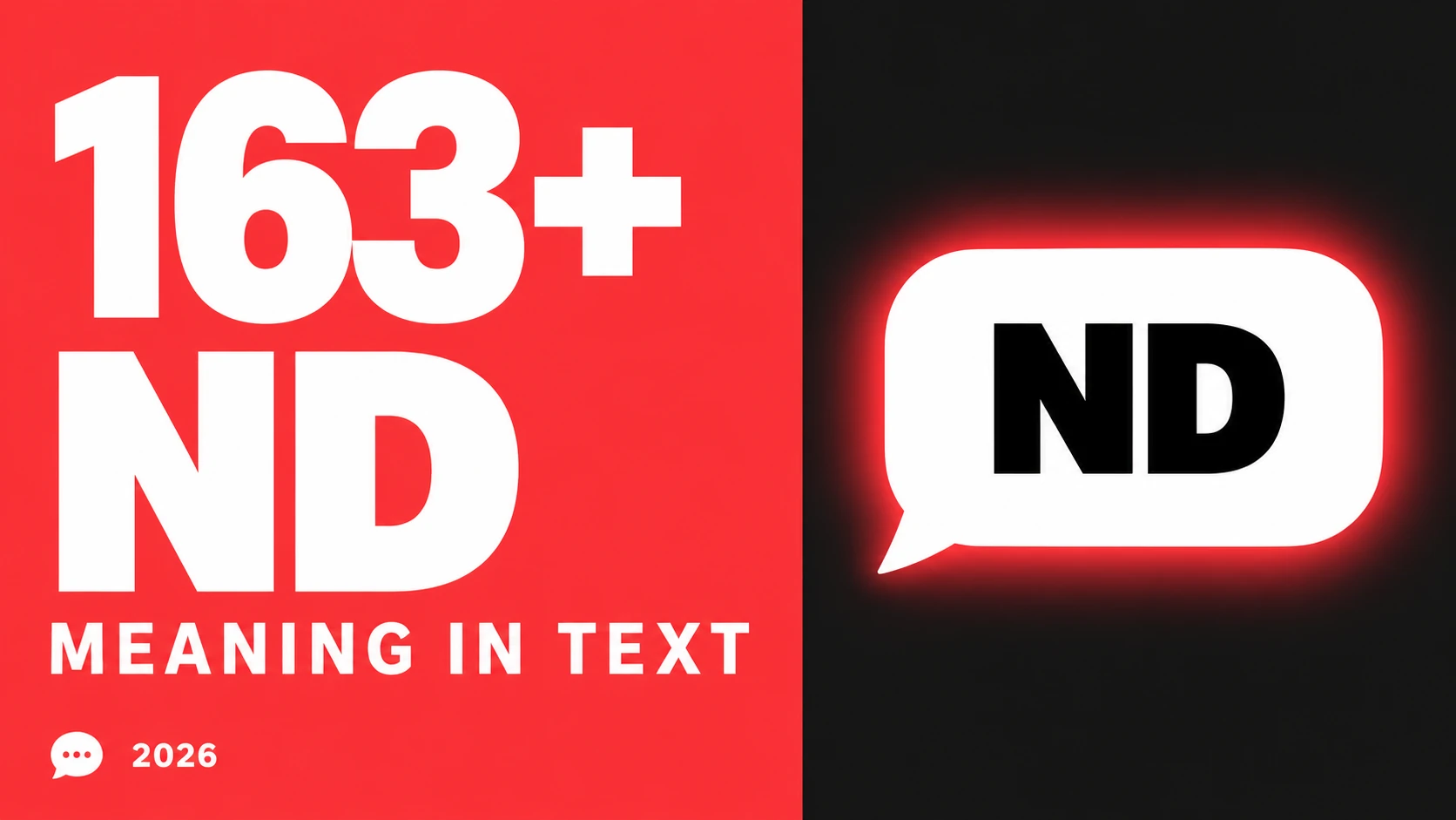 What Does Nd Mean In Text