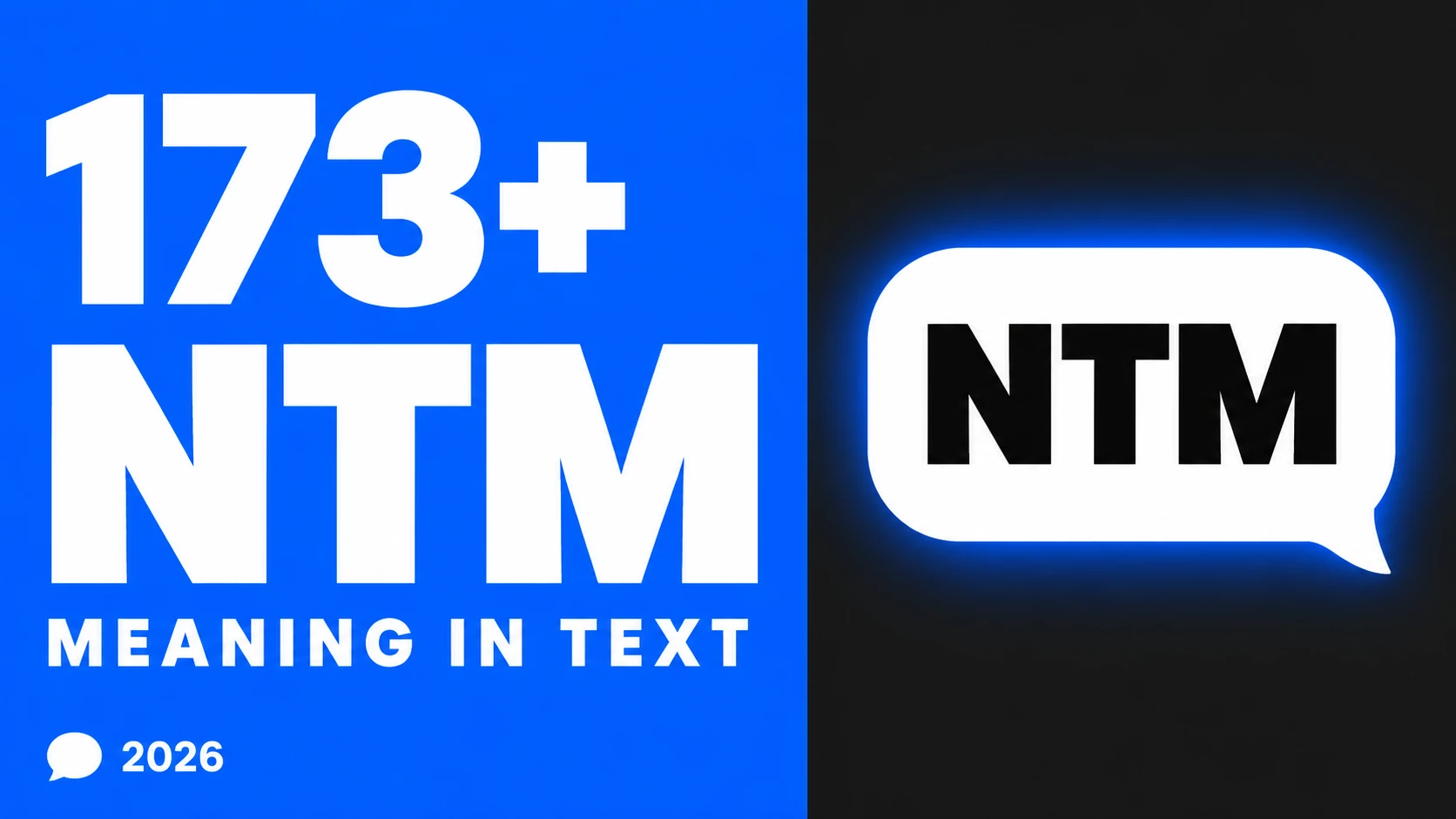 What Does Ntm Mean In Text
