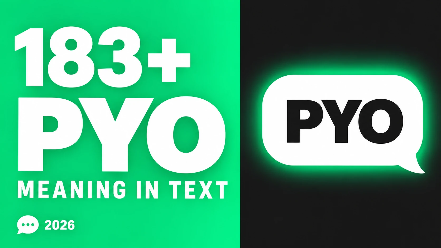 What Does Pyo Mean In Text