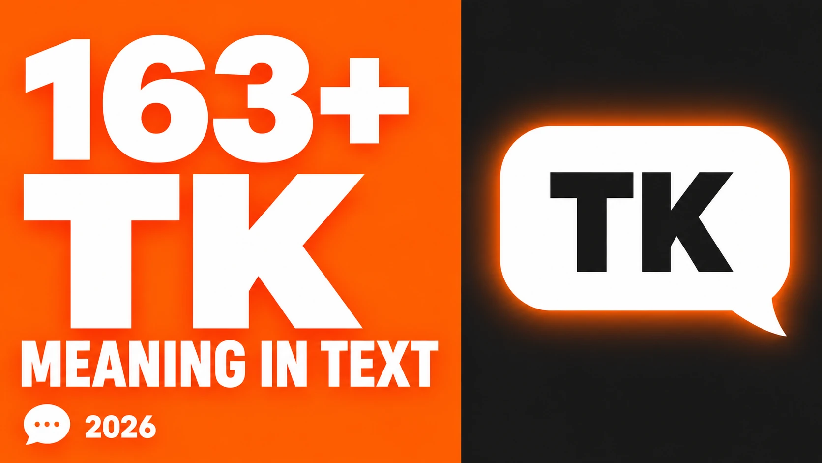 What Does Tk Mean In Text
