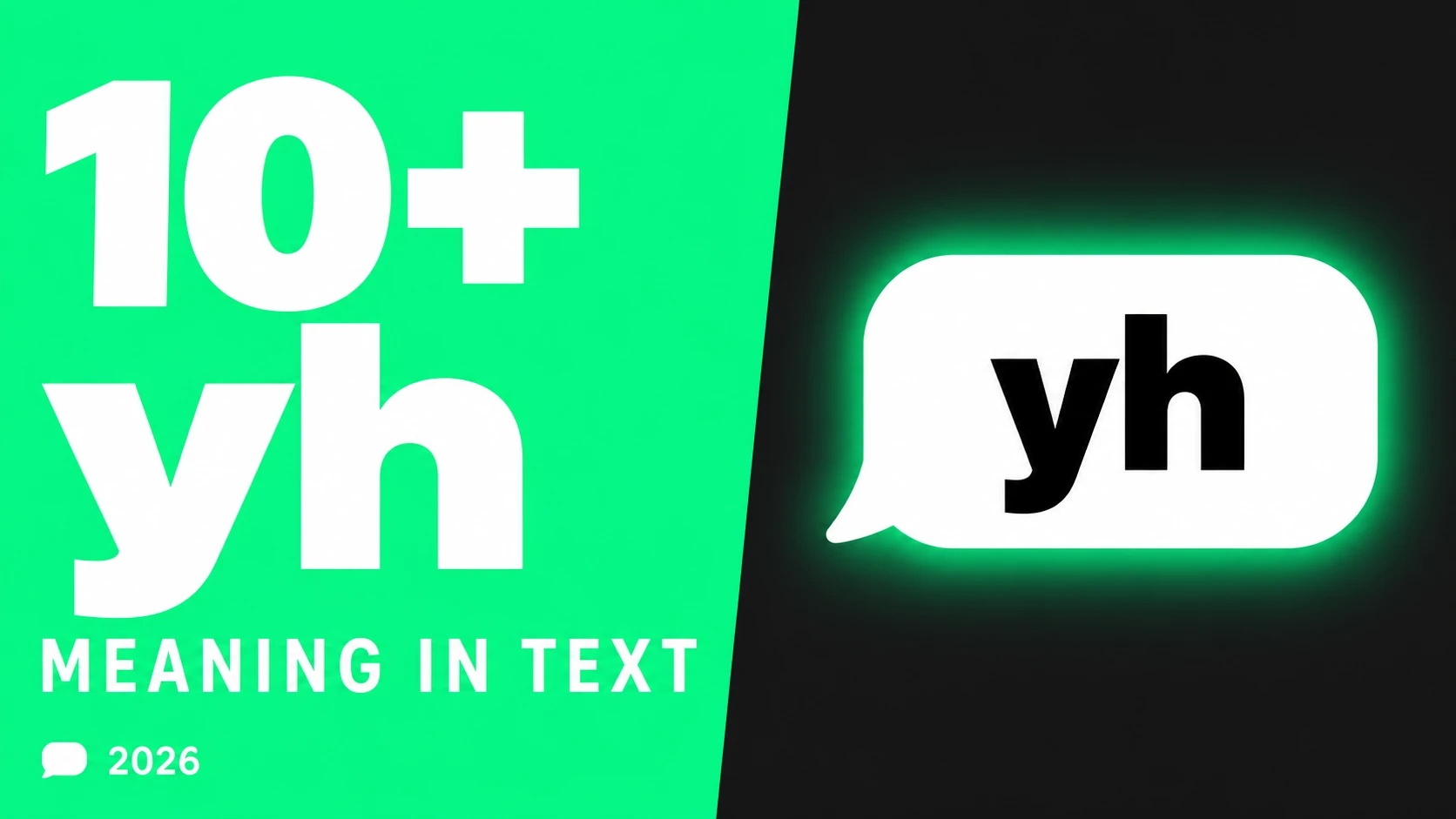 What Does Yh Mean In A Text