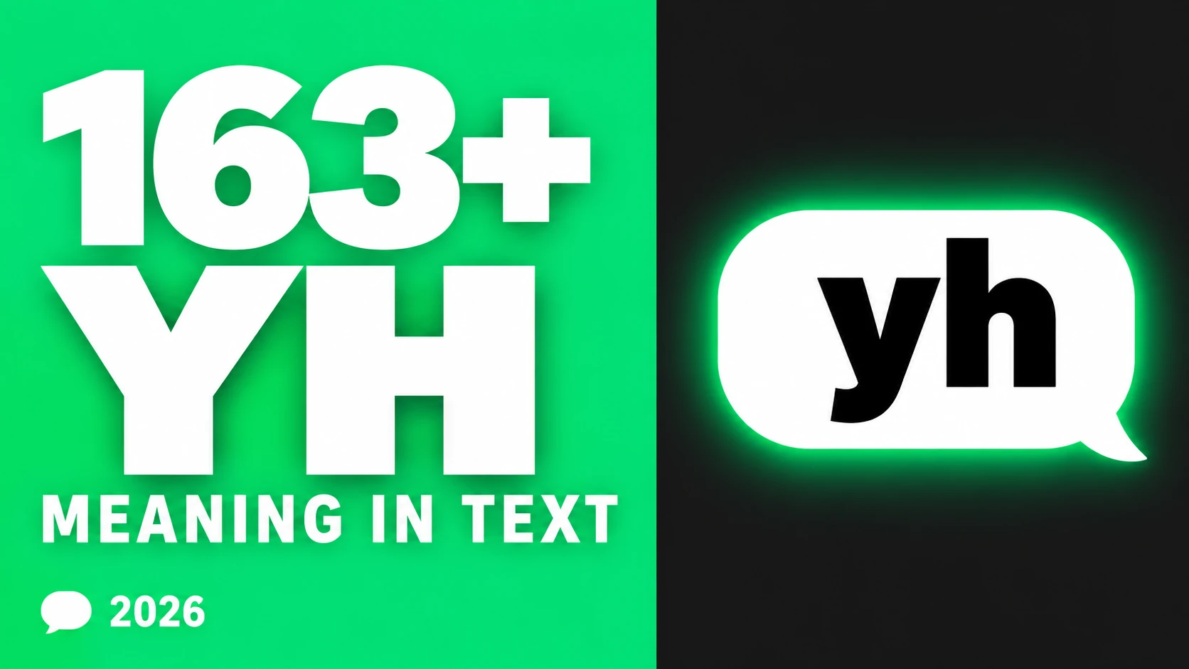 What Does Yh Mean In A Text