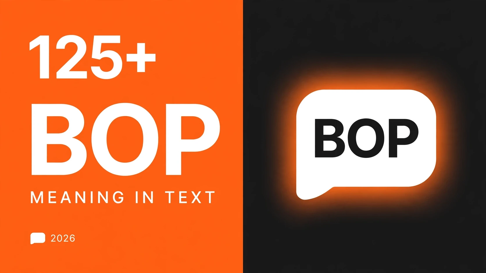 What Does Bop Mean In Text