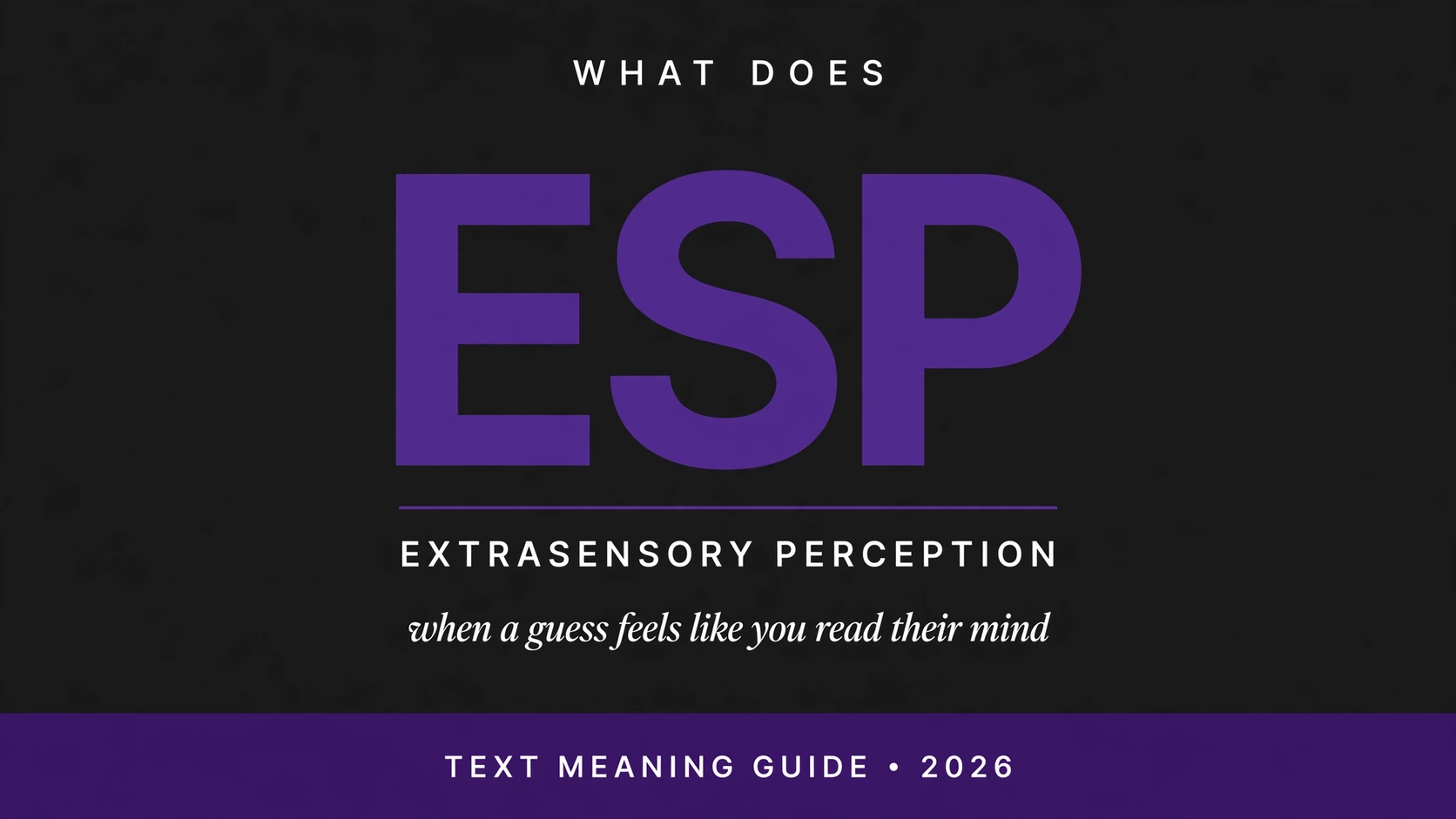 What Does Esp Mean In Text What Does Esp Mean In Text