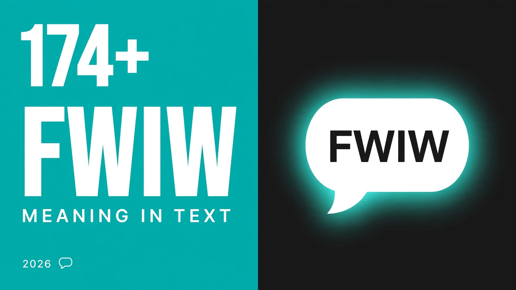 What Does Fwiw Mean In Text