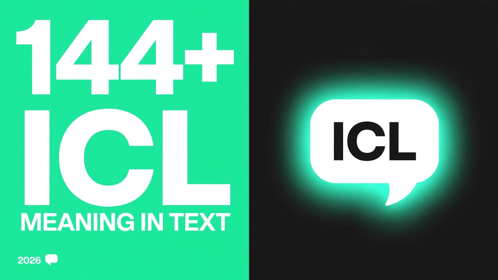 What Does Icl Mean In Text