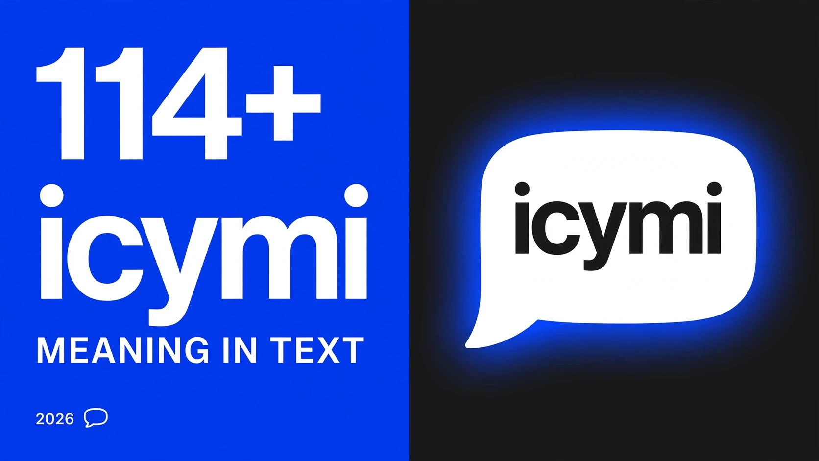 What Does Icymi Mean In Text