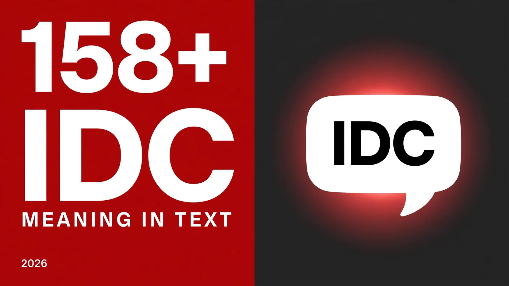 What Does Idc Mean In Text