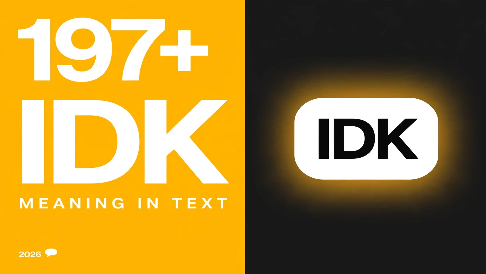What Does Idk Mean In Text